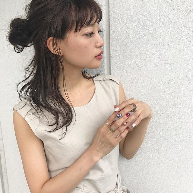 お団子ヘアアレンジ《低め》5