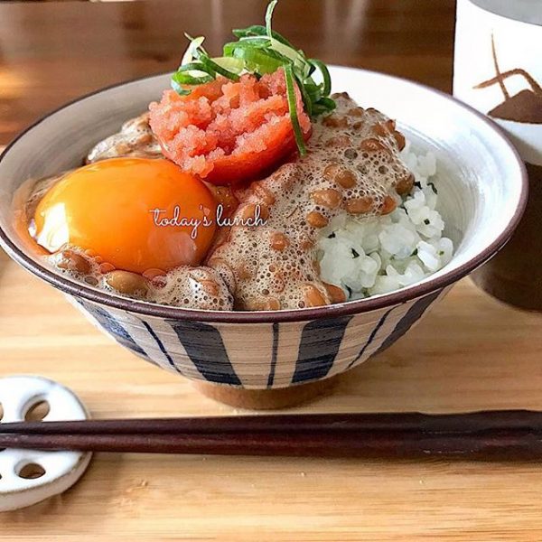 納豆の大量消費レシピ！明太子納豆ご飯