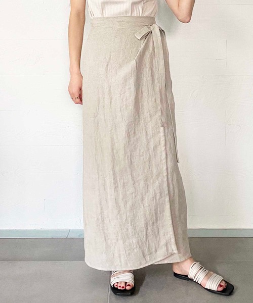 DEUXIEME CLASSE - Deuxieme Classe リネンケープ Linen Capeの+