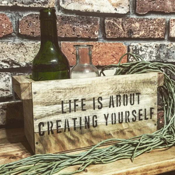 おしゃれな木箱のDIYアイデア14