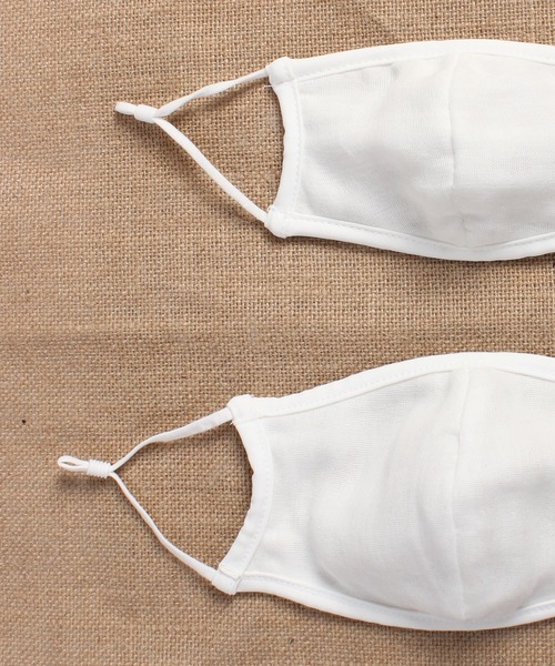 [SAINT FILLE] ガーゼマスク【5枚入り】大人用3D立体夏用布ガーゼマスク アジャスター付き ファッションマスク