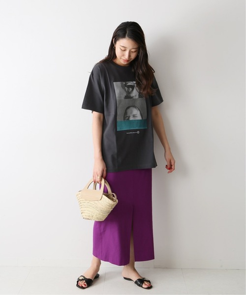 サマーコーデ　黒Tシャツ