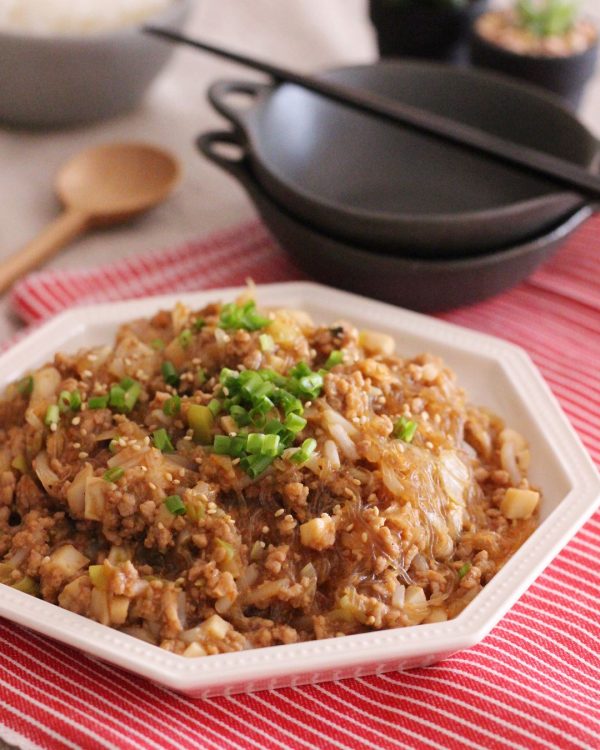 人気の中華をかさ増し！麻婆春雨