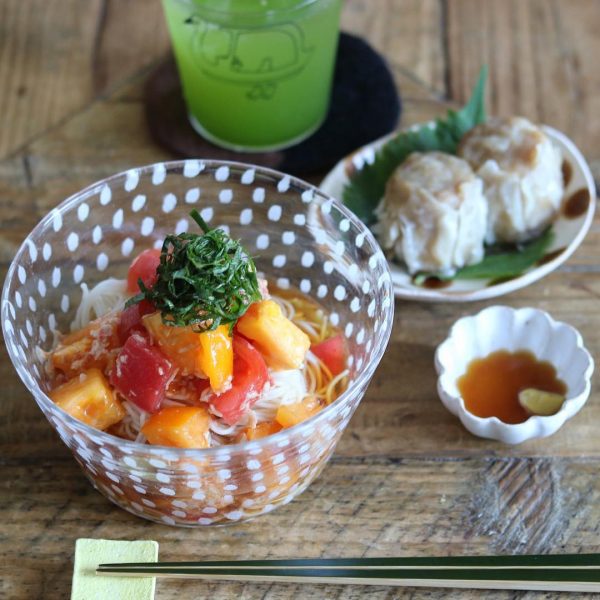 乗せるだけ簡単冷たい麺レシピ！トマツナ素麺