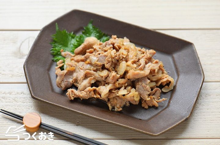 豚こまの美味しいお弁当に！簡単な味噌豚