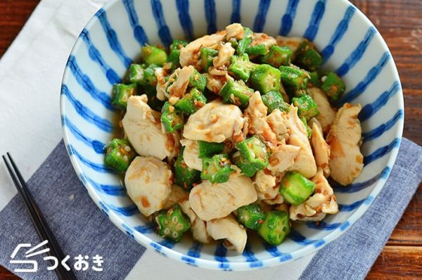 夏野菜で話題の人気レシピ☆オクラ4