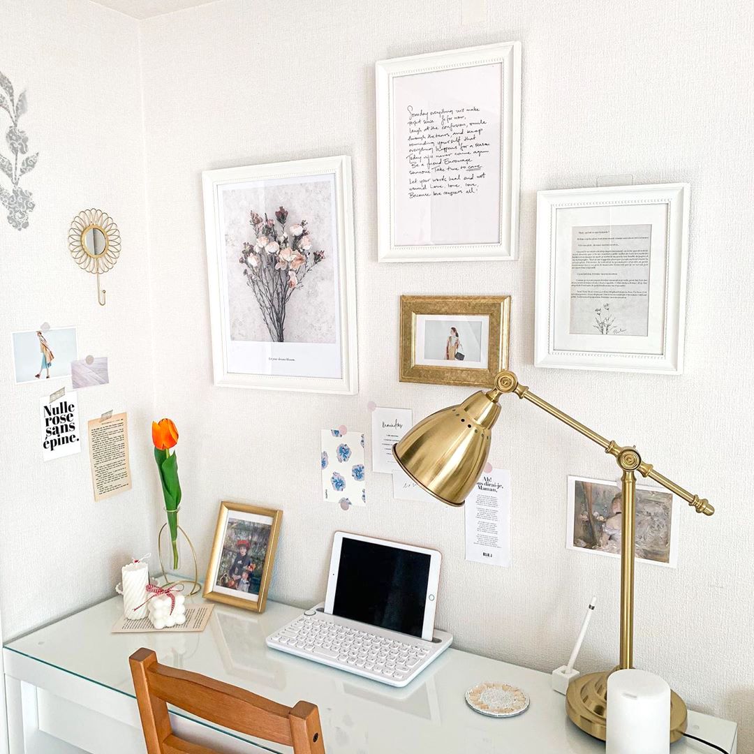 お洒落な雰囲気で快適に過ごせる デスクインテリアのコーディネート15選 Folk