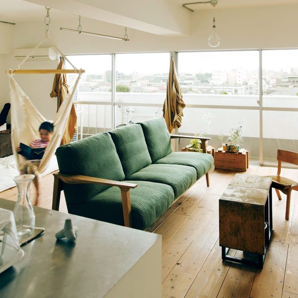 木のソファー11