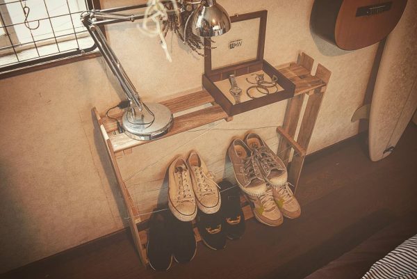 賃貸の靴箱DIY10