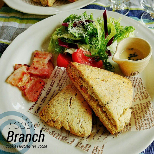 フレーバードティーの紅茶スコーン