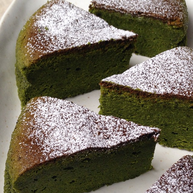 手作りスイーツレシピ!抹茶のガトーショコラ