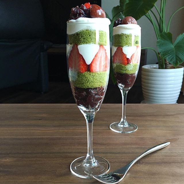 簡単スイーツレシピ!抹茶の和風トライフル