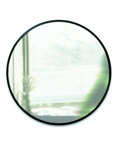 [entre square] Umbra/ハブ ミラー 61×61cm ブラック