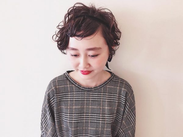 リボン×ショートヘアパーティーアレンジ