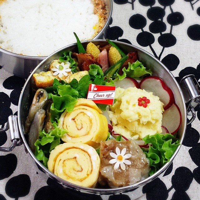 遠足のお弁当に!可愛いクルクル卵焼き