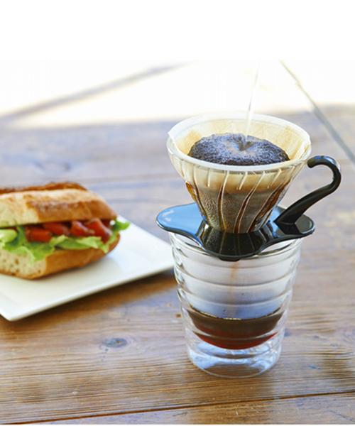 [GEORGE'S] HARIO V60 耐熱ガラス透過ドリッパー 01 (1～2杯用)
