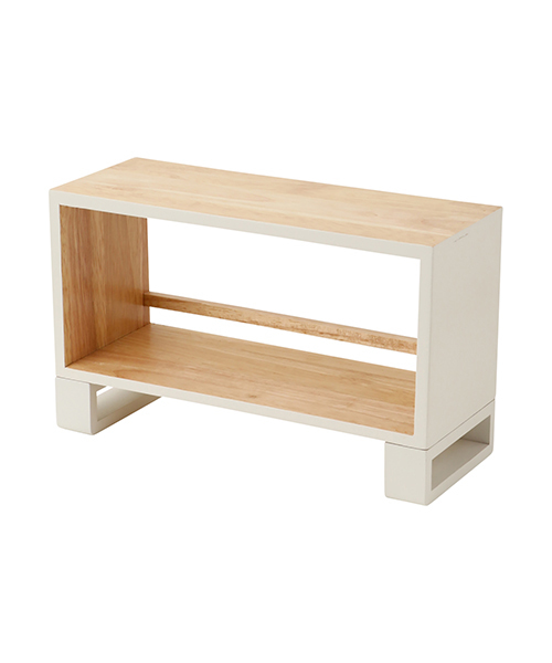 [Francfranc] ウッデン キッチンラック ホワイト