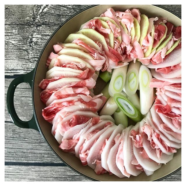 冬のキャンプメニュー!大根ミルフィーユ鍋