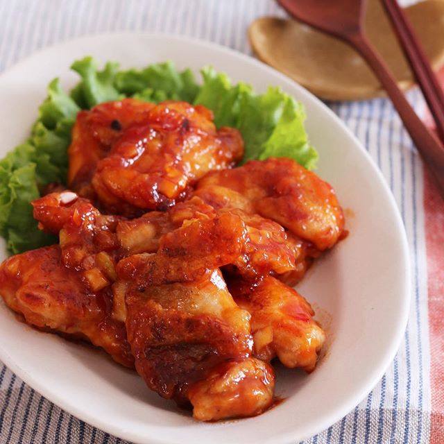 早い便利なお弁当!簡単鶏チリ