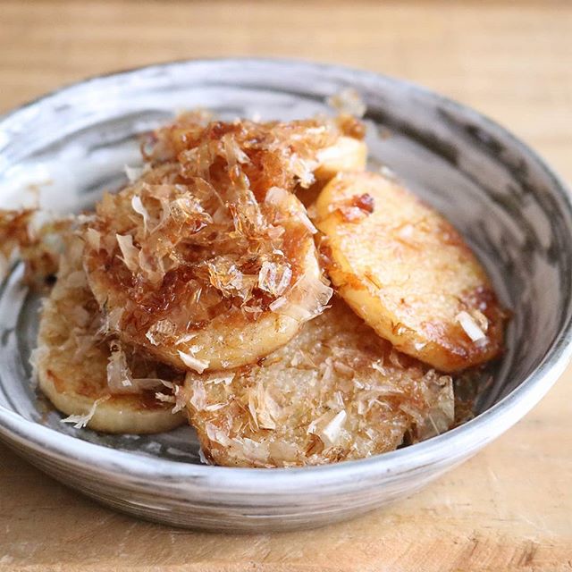 簡単早い!お弁当に長芋のおかかバター