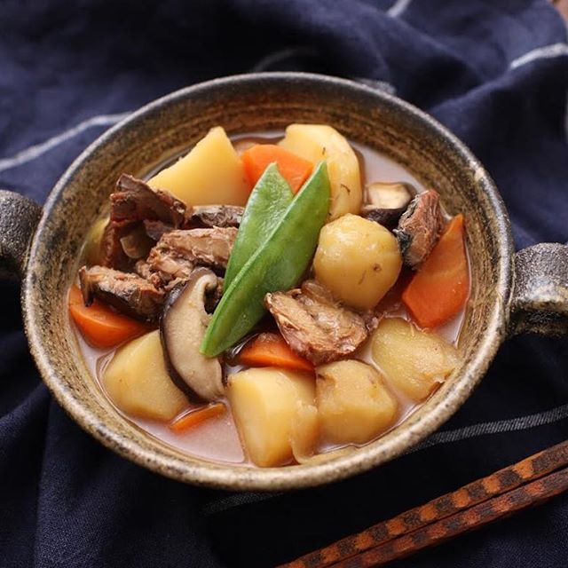 ソロキャンプに!冬は鯖のみそじゃが