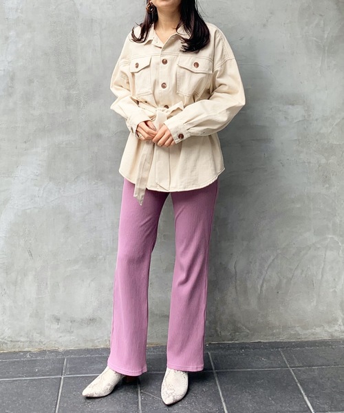 フレアパンツの大人女子コーデ 秋冬 こう着こなせばおしゃれさん認定 Folk