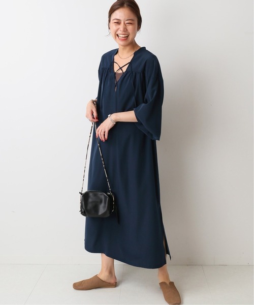 [JOURNAL STANDARD] 【Miho Tanaka × relume】レースアップワンピース◆