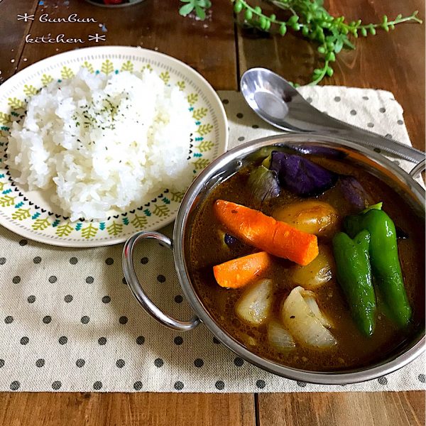 野菜だけで作るレシピ！スープカレー