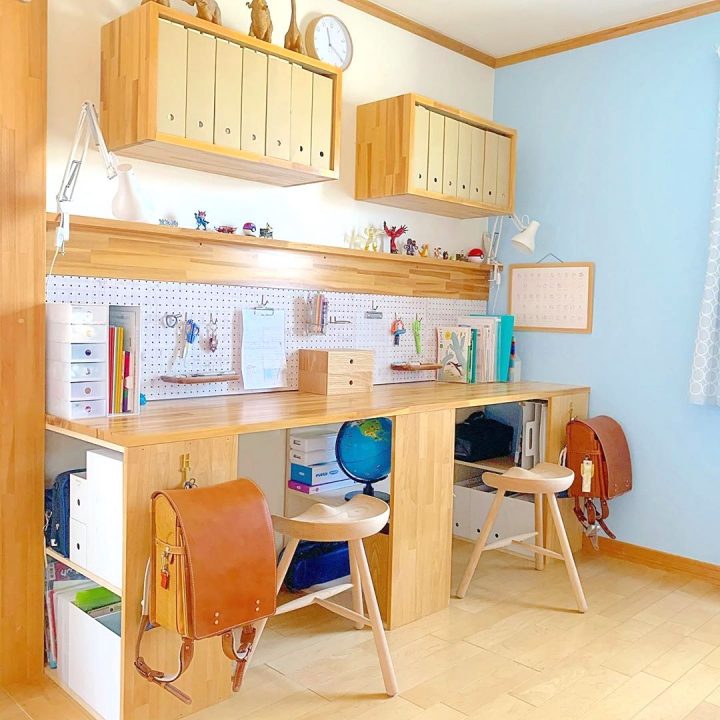 兄弟姉妹の2人部屋でもおしゃれに♪シンプルで過ごすやすい子供部屋インテリア folk