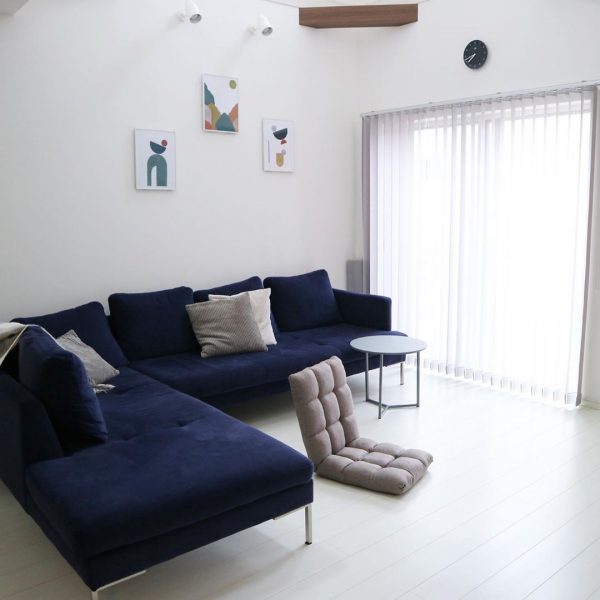 吹き抜けリビング8