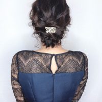 結婚式のお呼ばれヘアにおすすめのシニヨン特集 簡単なのに凝って見えるアレンジ Folk