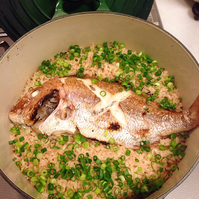 正月のおもてなし料理はこれ。鯛めし