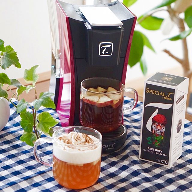 ホットジュース?アップルシナモンミルクティー