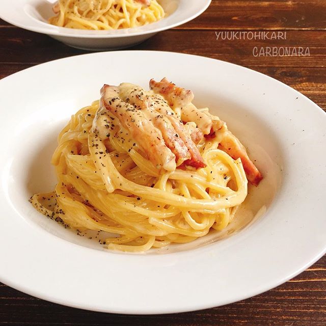 クリスマスにおすすめ。濃厚カルボナーラ