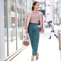パンツで好印象を与えるお仕事コーデ 清潔感漂うきれいめスタイル Folk