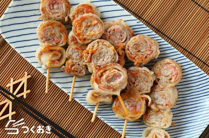 正月のおつまみに。豚バラ紅生姜巻き