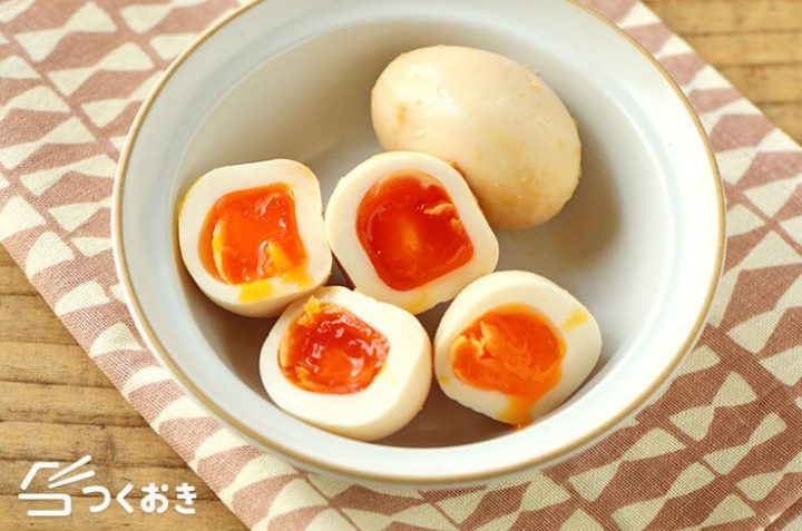 いろいろなアレンジもできる味噌味玉