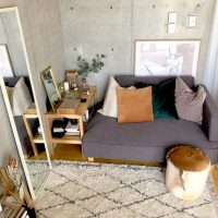 広いベランダと打ちっ放しの壁 デザイナーズマンションを住みこなす 一人暮らしインテリア Folk