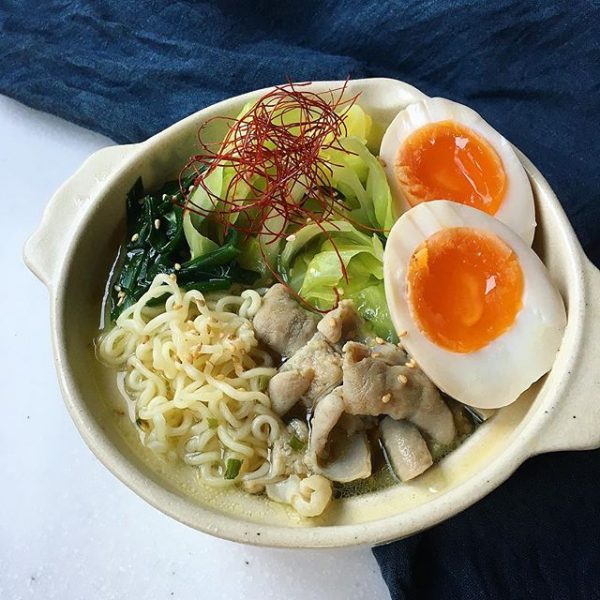 さっぱり食べられる！もつ鍋ラーメン