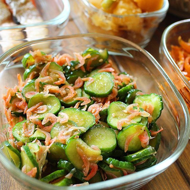 絶品の美味しさ!きゅうりと小エビの香り炒め