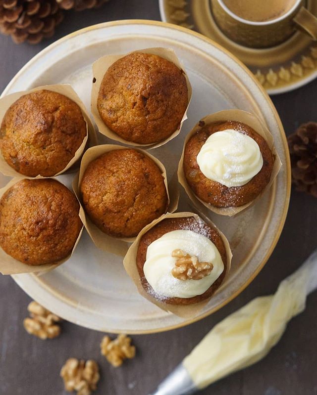 野菜でヘルシー!にんじんカップケーキ