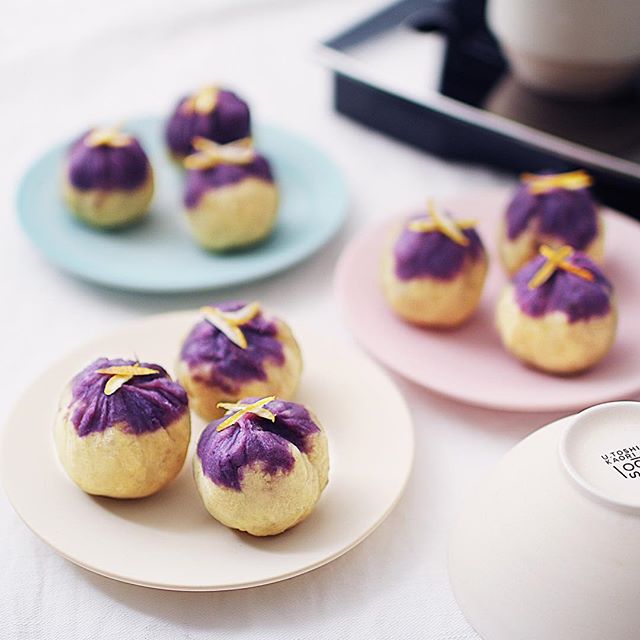 おやつのメニューに!サツマイモ巾着