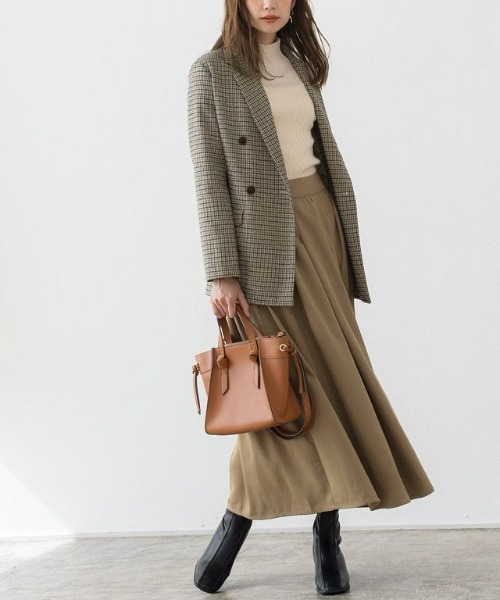 冬のチェックジャケットコーデ 21 レディースのお手本スタイルをご紹介 Folk