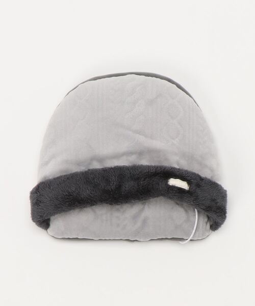 [studio CLIP] USBニット柄フットクッション