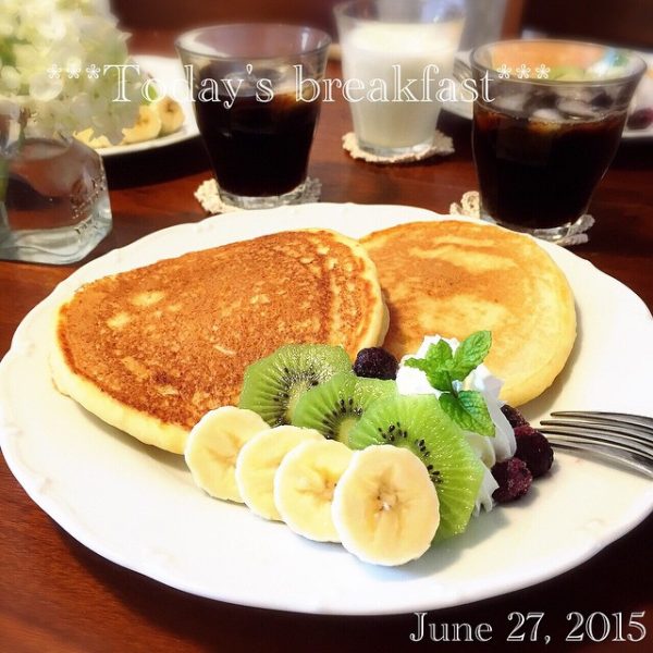 軽食にもおやつにもおすすめ！パンケーキ