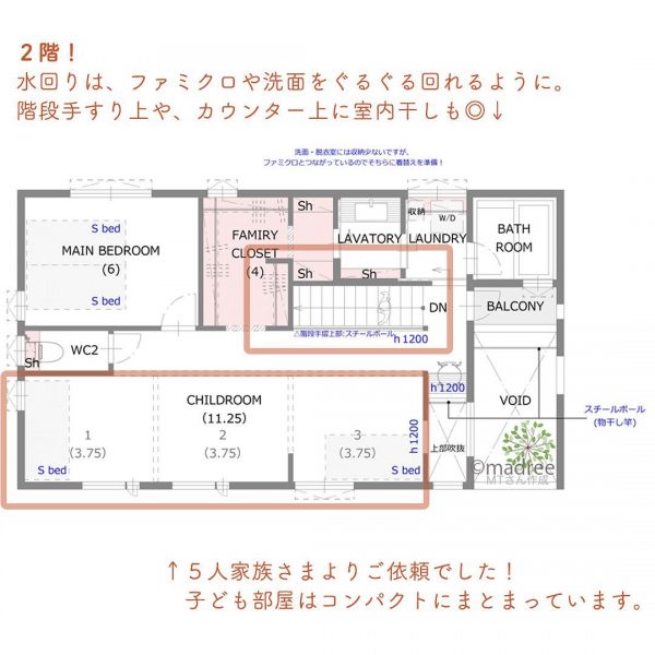 帰ってきたらまずコートを脱ぐ！玄関にプチクローゼットのある間取り。4