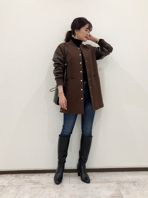 40代に似合う冬のロングブーツコーデ 21 トレンドの着こなしをチェック Folk