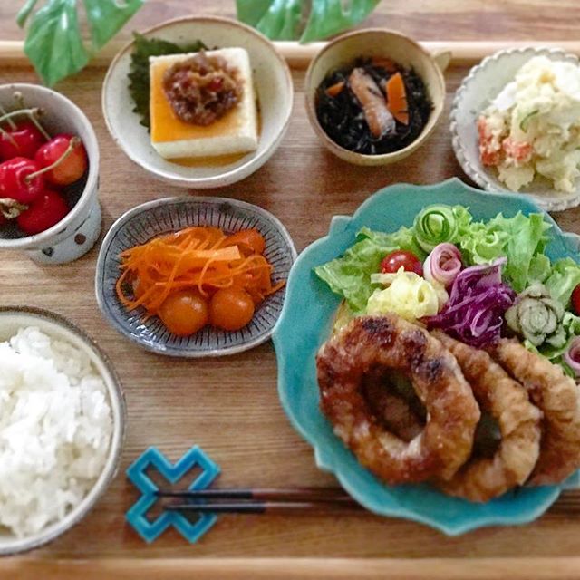 簡単!豚肉×オニオンリング=トンデリング