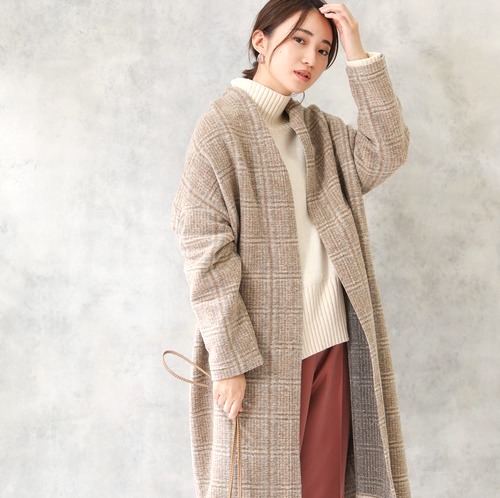 羽織るだけでクラス感アップ ガウンコートで作る大人の装い15選 Folk