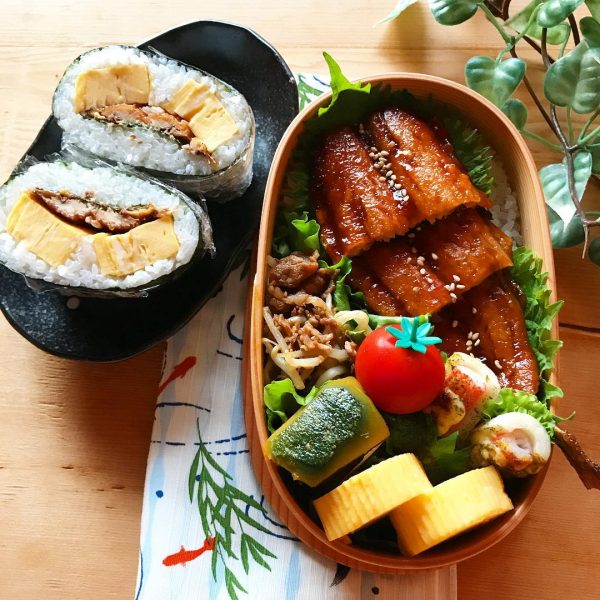 たれまで美味しいレシピの蒲焼きのっけ弁当